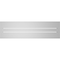 Ekena Millwork Vertical Surface Mount PVC Gable Vent: Functional, w/ 2"W x 2"P Brickmould Sill Frame, 42"W x 12"H GVPVE42X1203SF - alternate 4